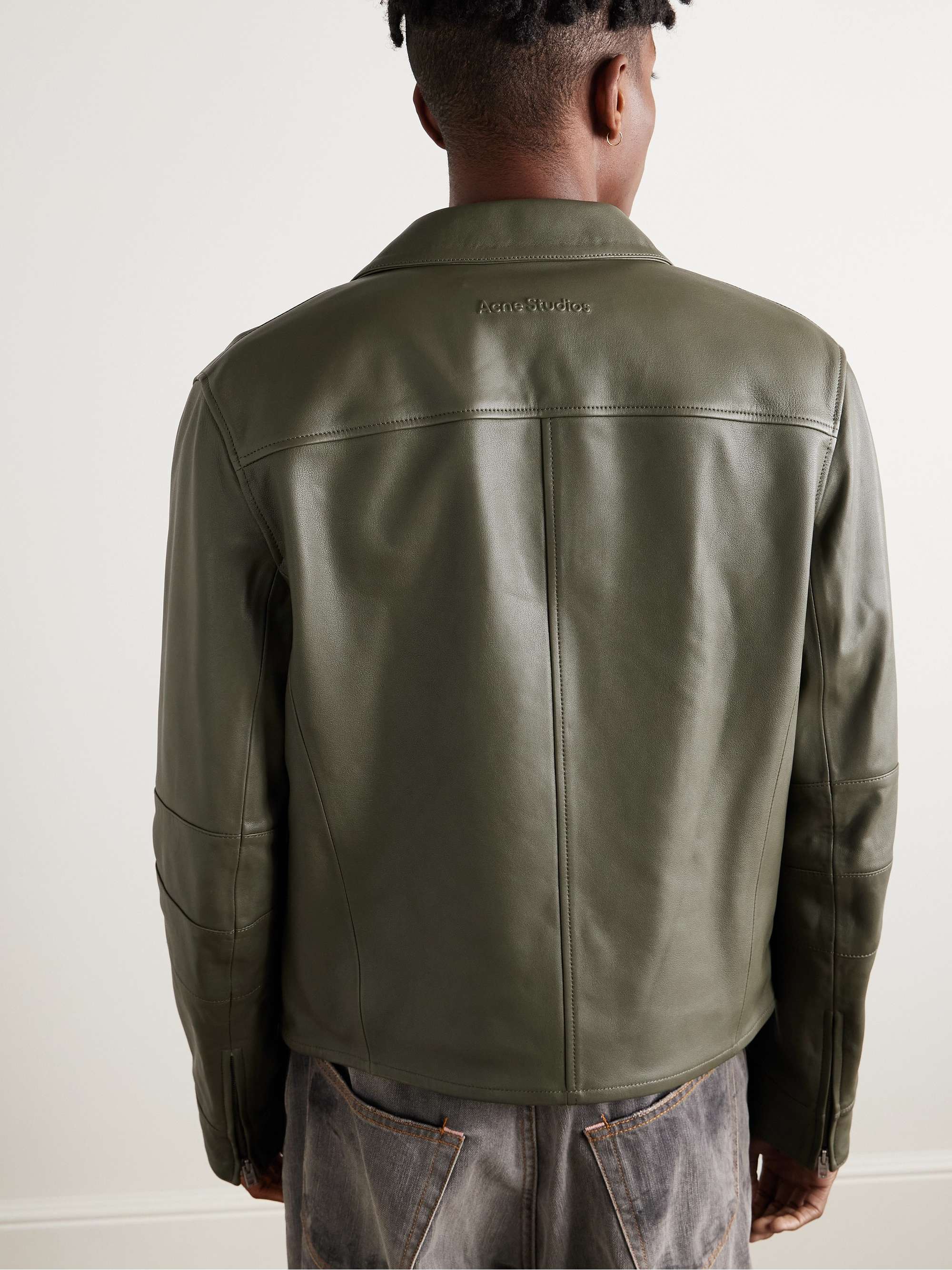 ACNE STUDIOS Leather Jacket for Men | MR PORTER