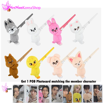 Stray Kids SKZOO Plush Bag celebrATE ( with Photocard from POP UP