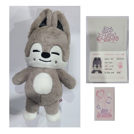 SKZOO PLUSH TEDDYBEAR テディベア ウルフチャン Stray Kids Teddybear