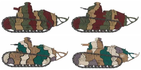 モンモデル[MENTS-008S]1/35 日本陸軍ルノー甲型戦車(日本限定品1000個