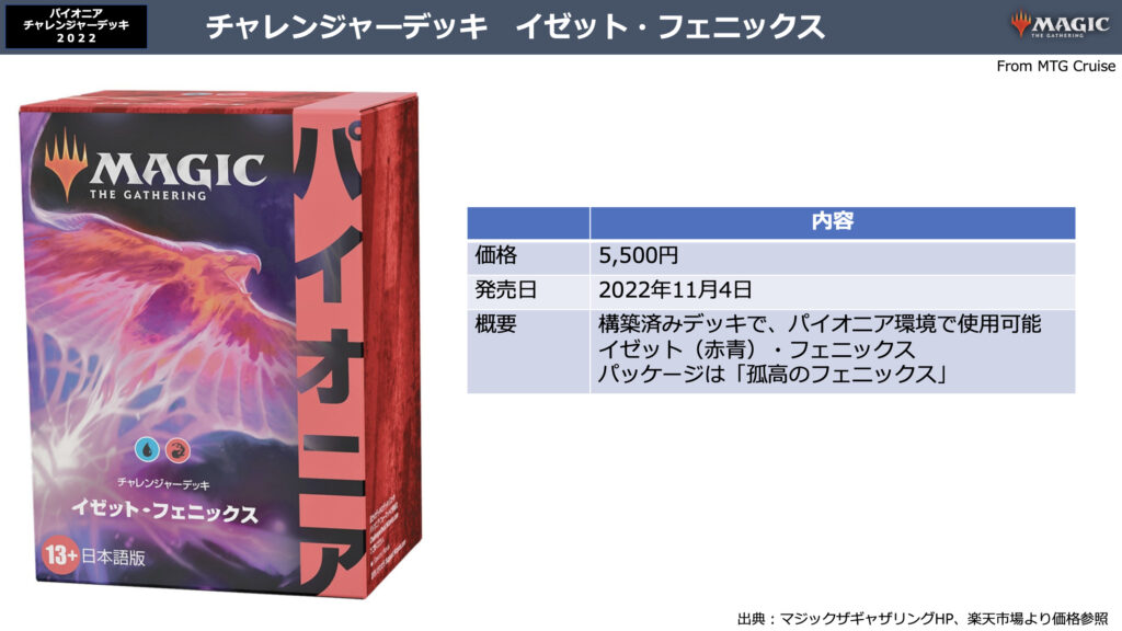 MTG イゼットフェニックス デッキセット MTG イゼットフェニックス