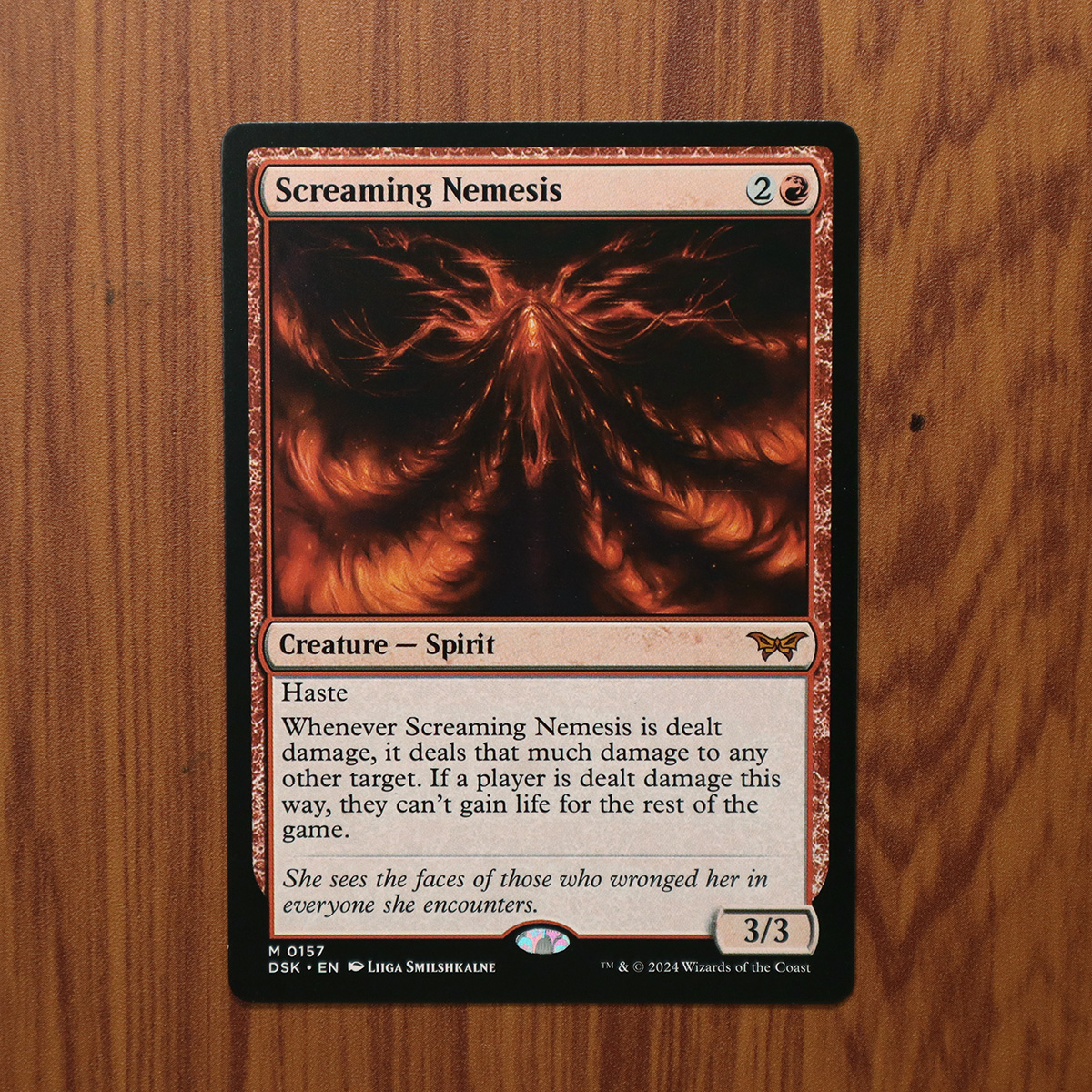 MTG 叫ぶ宿敵 Screaming Nemesis 赤 日本語 3枚セット MTG 叫ぶ宿敵