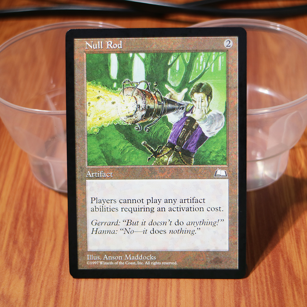 MTG 英語 無のロッド Null Rod SP状態 無のロッド mtg英語