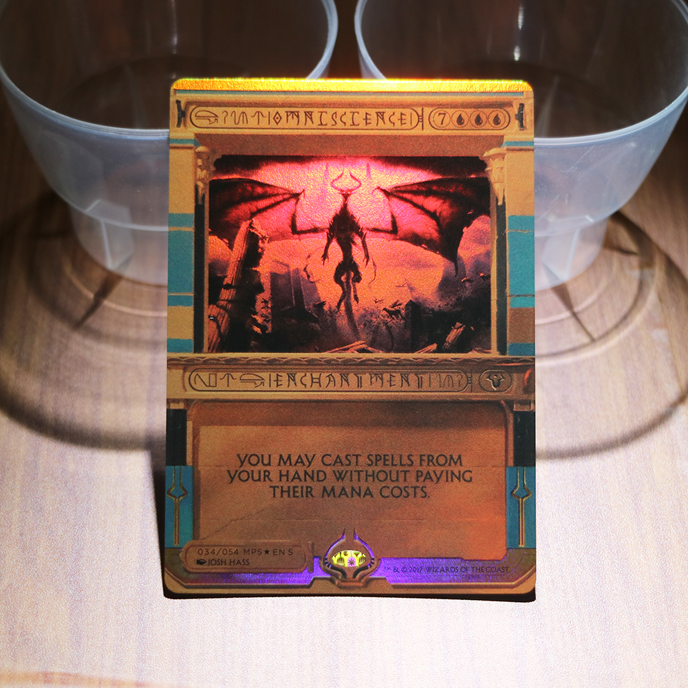 omniscience Amonkhet Invocations (MP2) foil magic the gathering