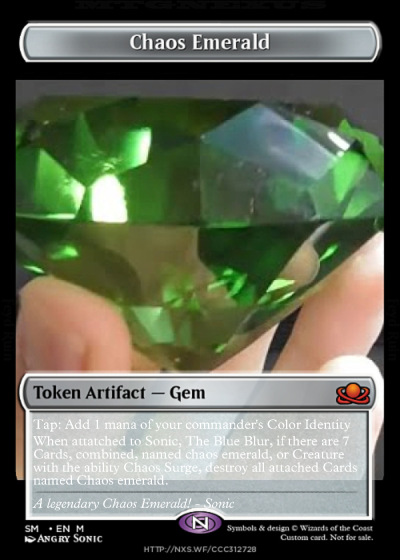 Secret Lair Chaos Emerald⁄水蓮の花びら 白(7037) Lotus Petal (Chaos