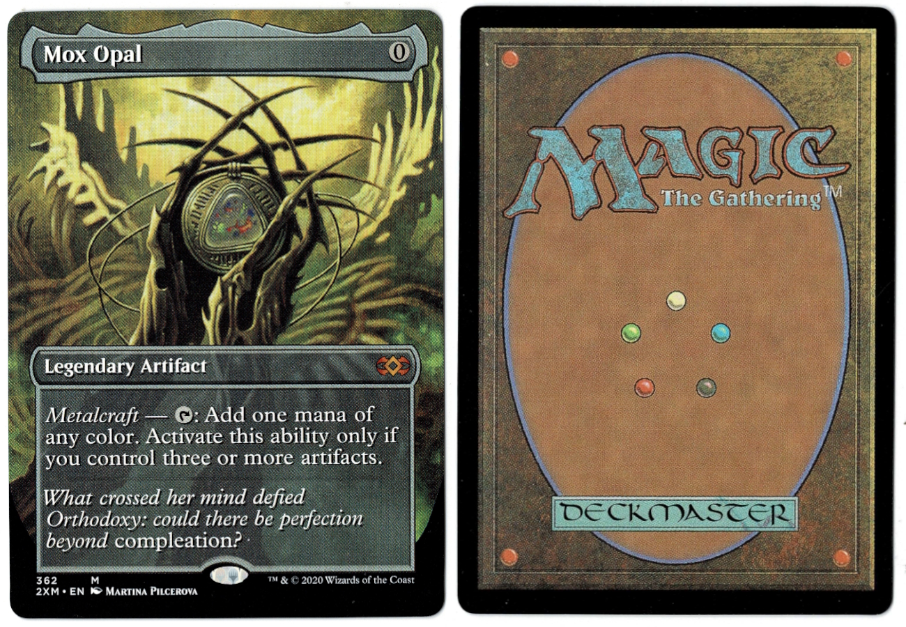 mtg オパールのモックス 2xm ボーダーレスfoil 1枚 Mox Opal