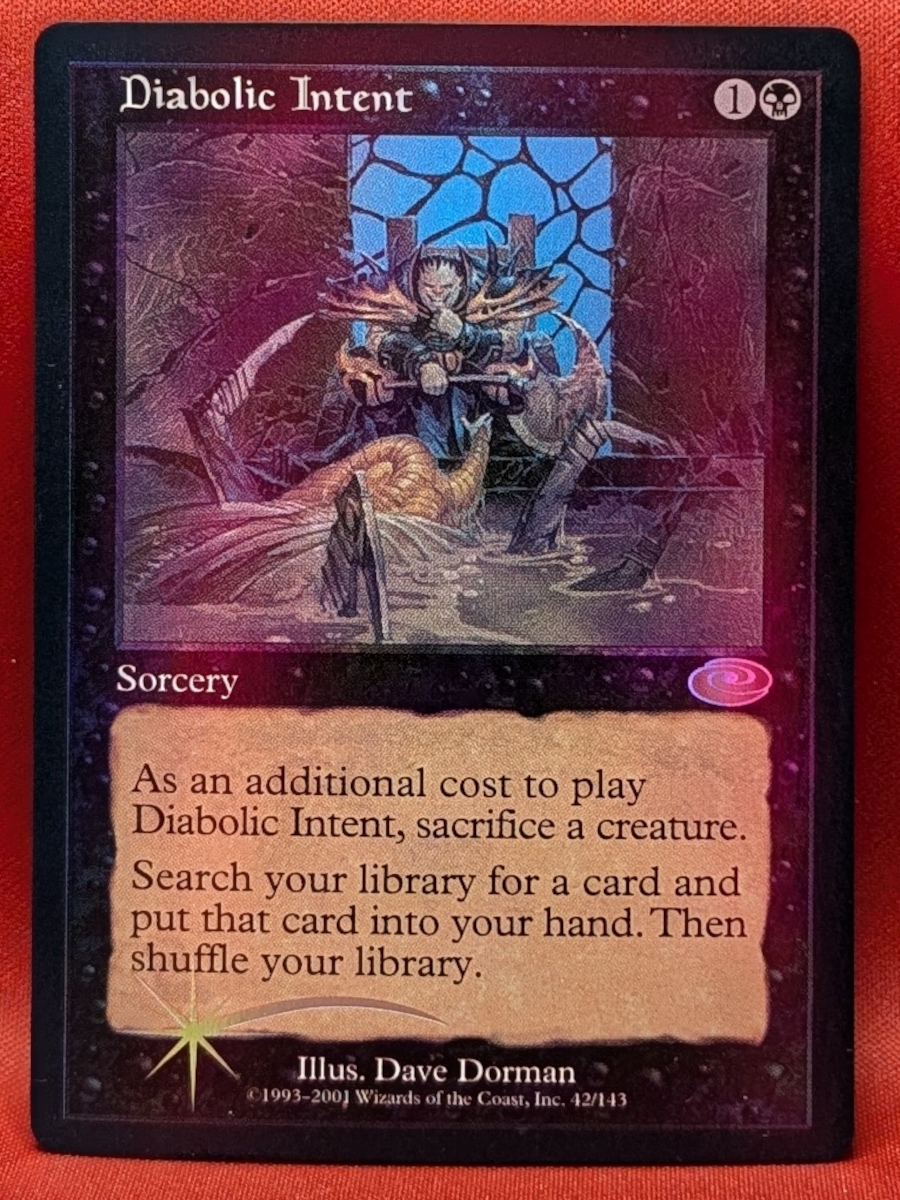 MTG 悪魔の意図/Diabolic Intent Foil Foil】 悪魔の意図/Diabolic