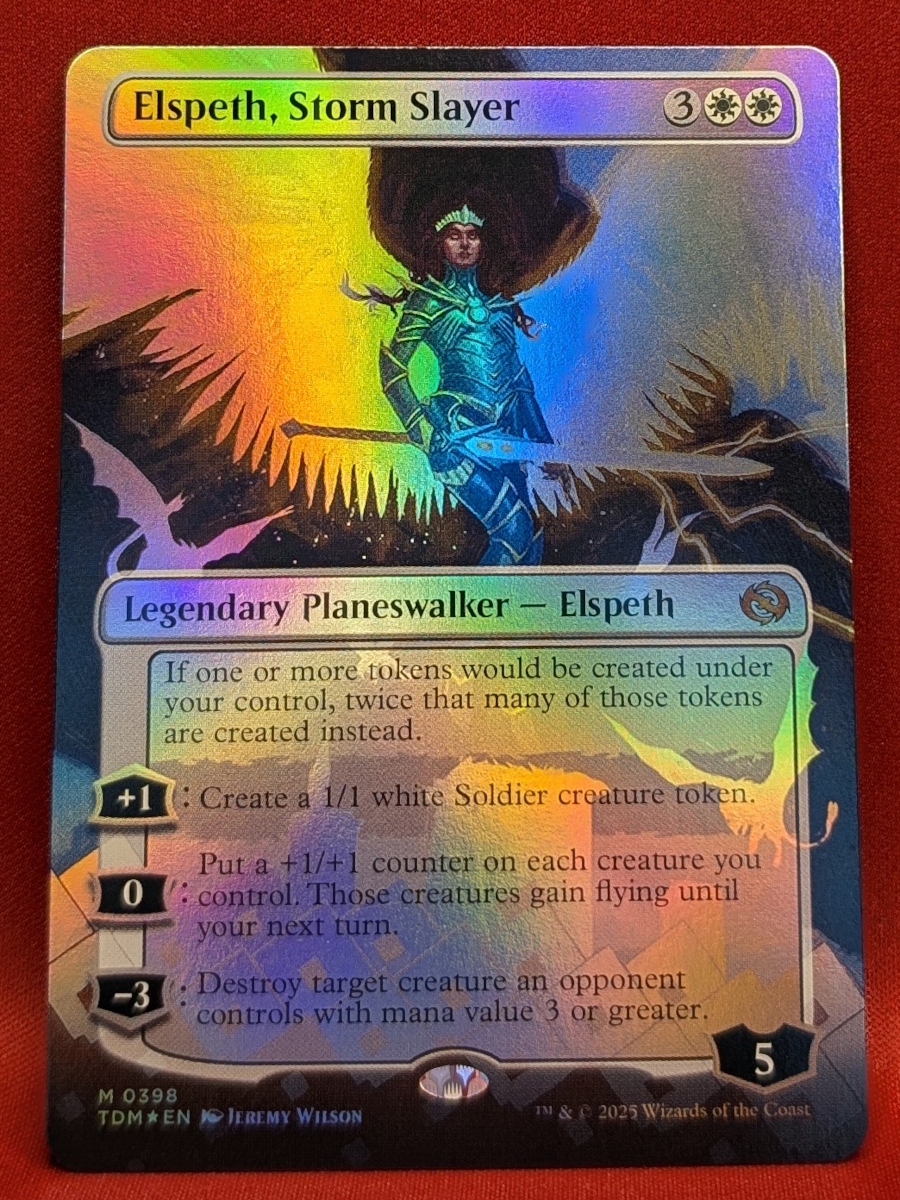 嵐の討伐者、エルズペス MTG ハローFOIL 英語版 嵐の討伐者