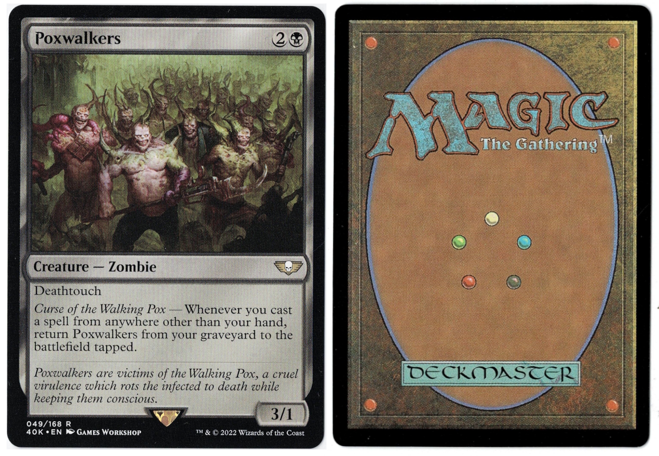 40K ポクスウォーカー/Poxwalkers 4枚 英語 MTG ポクスウォーカー