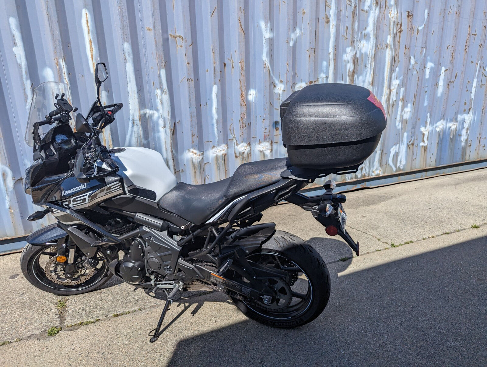 Mutazu Motorcyle Luggage Case Top Box Trunk set up 4 Kawasaki