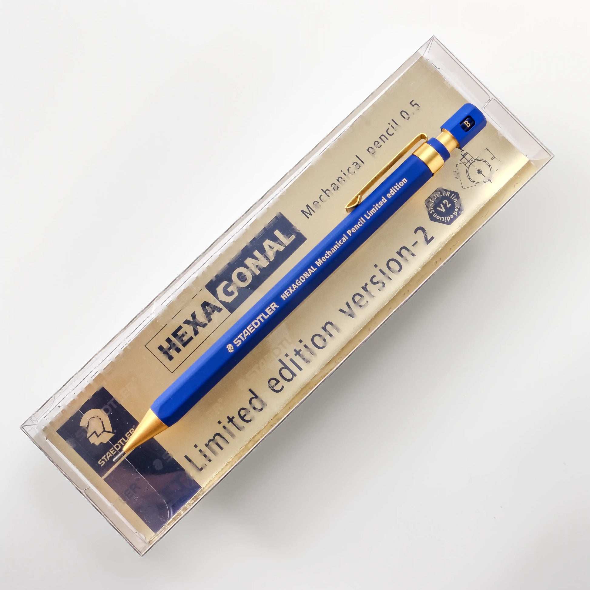 STAEDTLER Hexagonal 0.5mm Mechanical Pencil - Blue Version 2