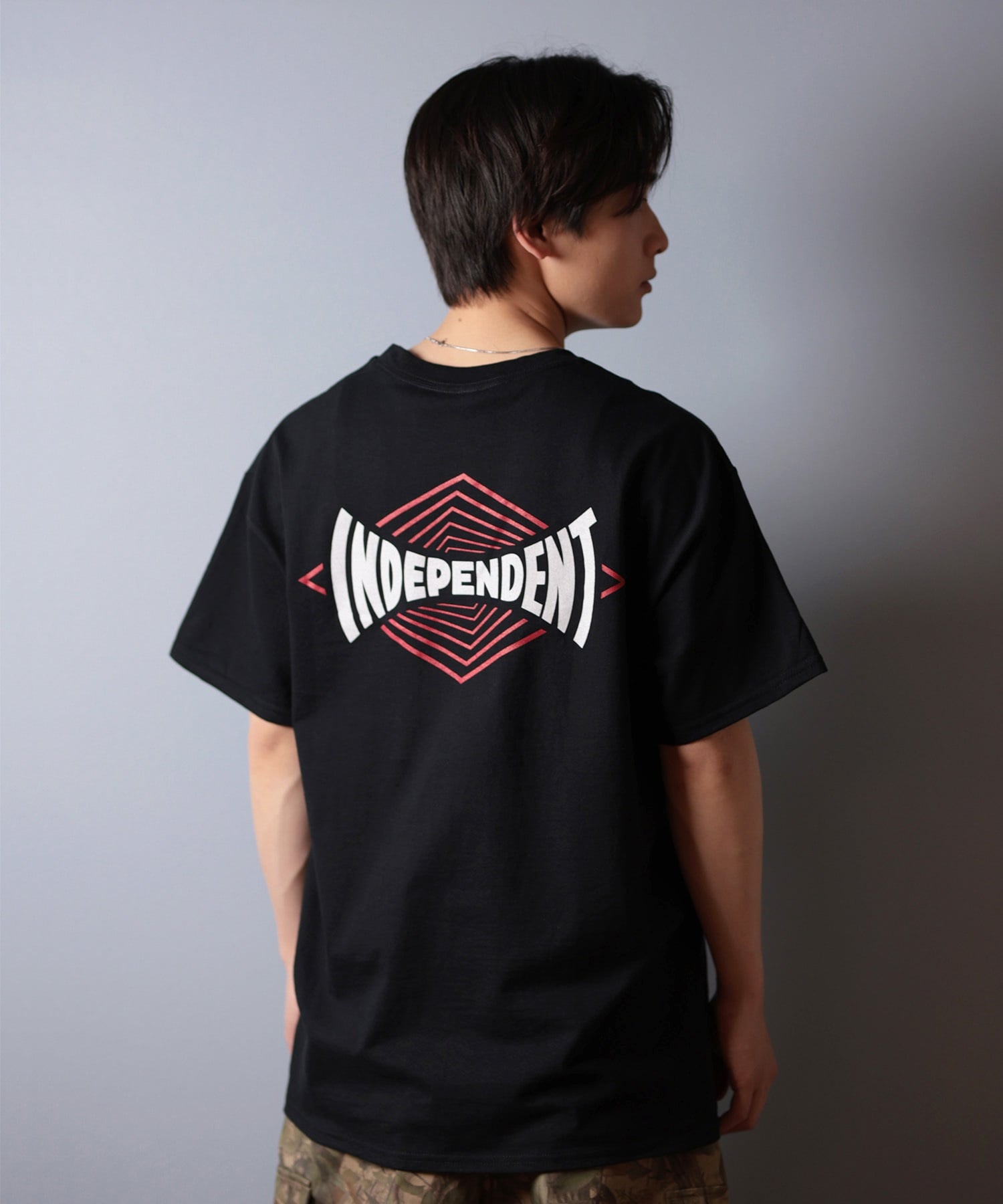 INDEPENDENT インディペンデント 半袖 Tシャツ メンズ バックプリント