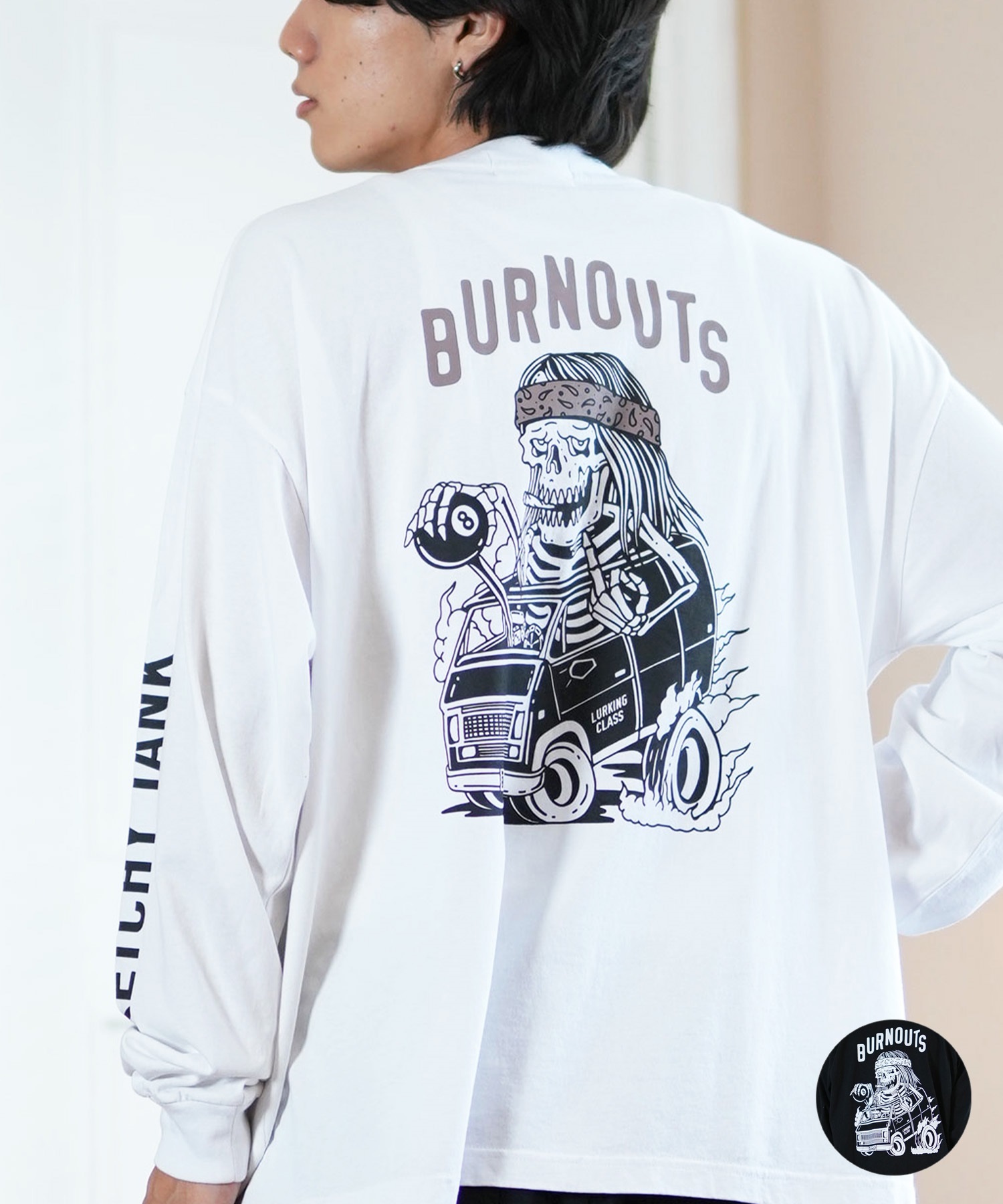 LURKING CLASS ラーキングクラス 長袖 Tシャツ メンズ ロンT バック