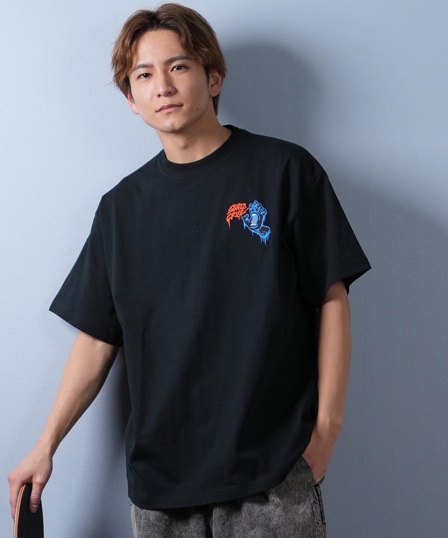 SANTACRUZ サンタクルーズ 半袖 Tシャツ メンズ バックプリント ロゴ