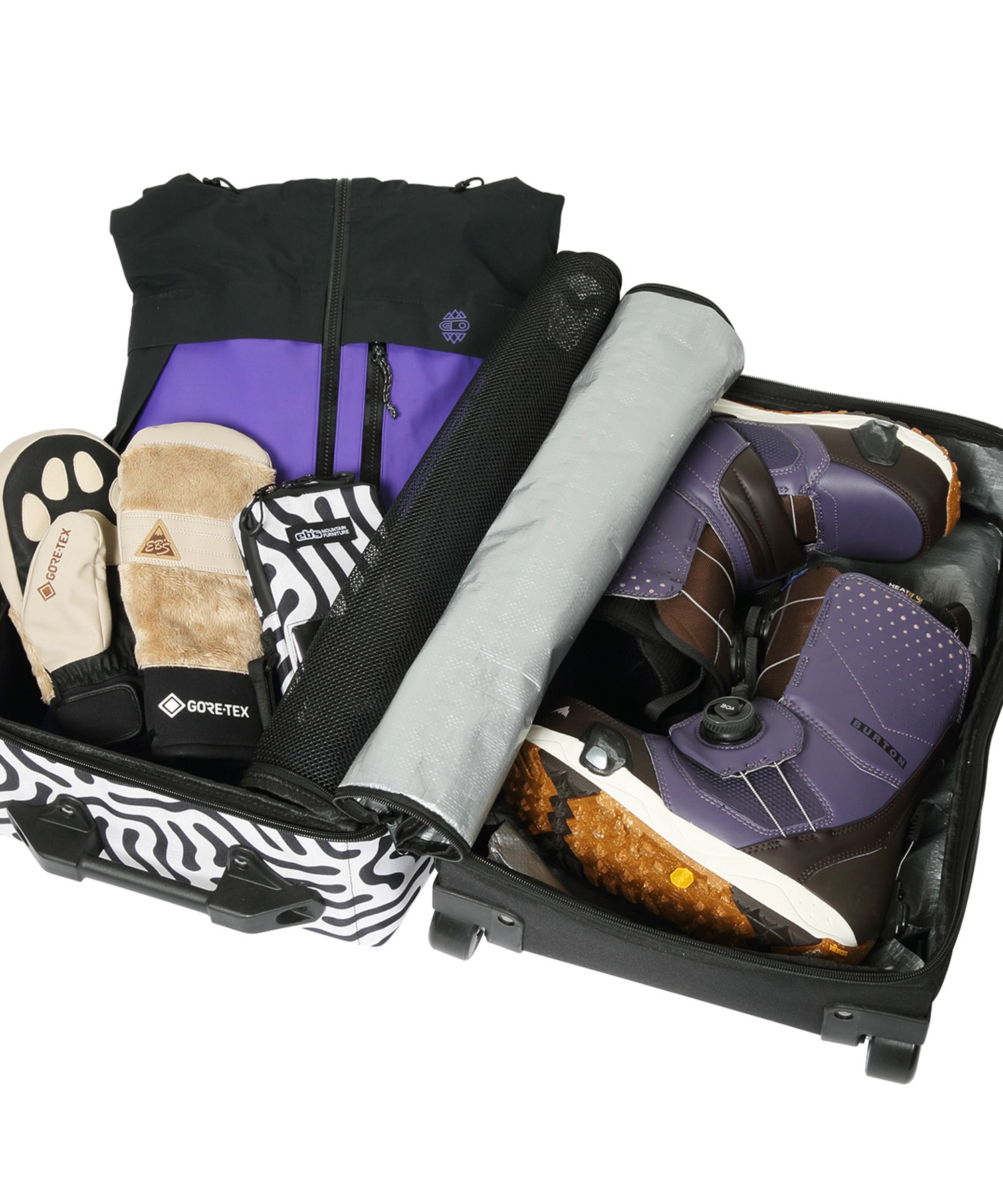 eb's エビス NICE TRIP スノーボード 収納 収納ケース ムラサキ