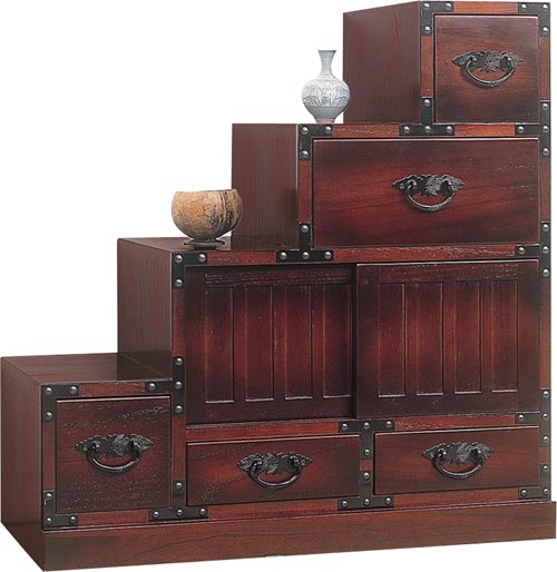 民芸調 階段箪笥 左下がりを激安で販売する京都の村田家具