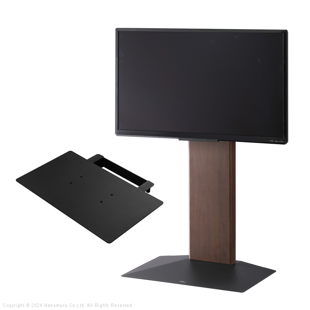 WALLインテリアテレビスタンドV3 COMPACT+棚板セット 24-55v対応 壁