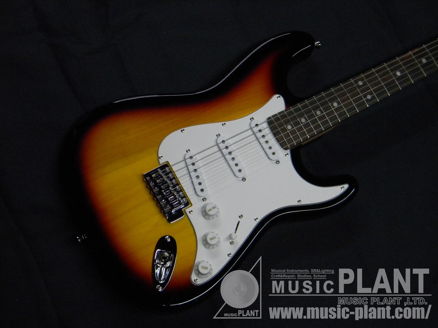 Legend エレキギター ストラトキャスタータイプ 3トーンブラウン