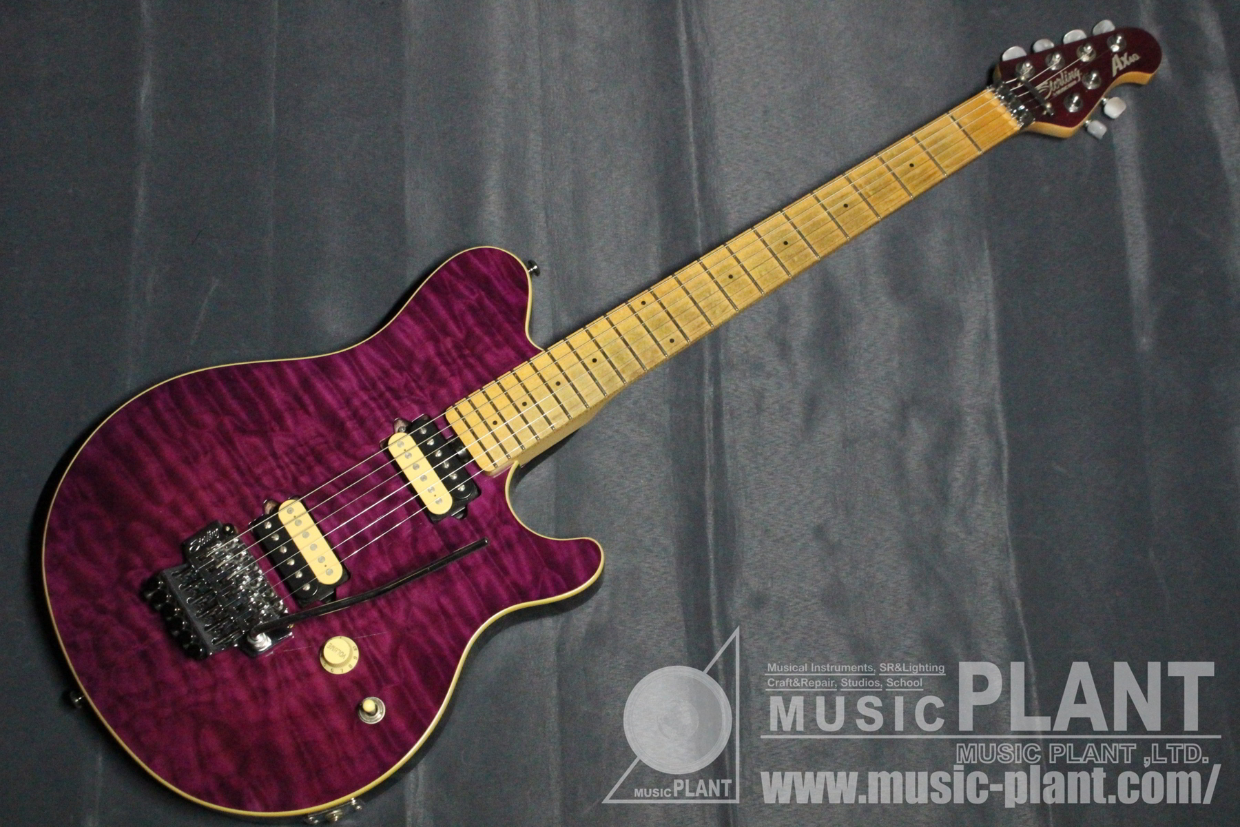 STERLING AX40 transparent purple 中古 Sterling by Music Man AX-40