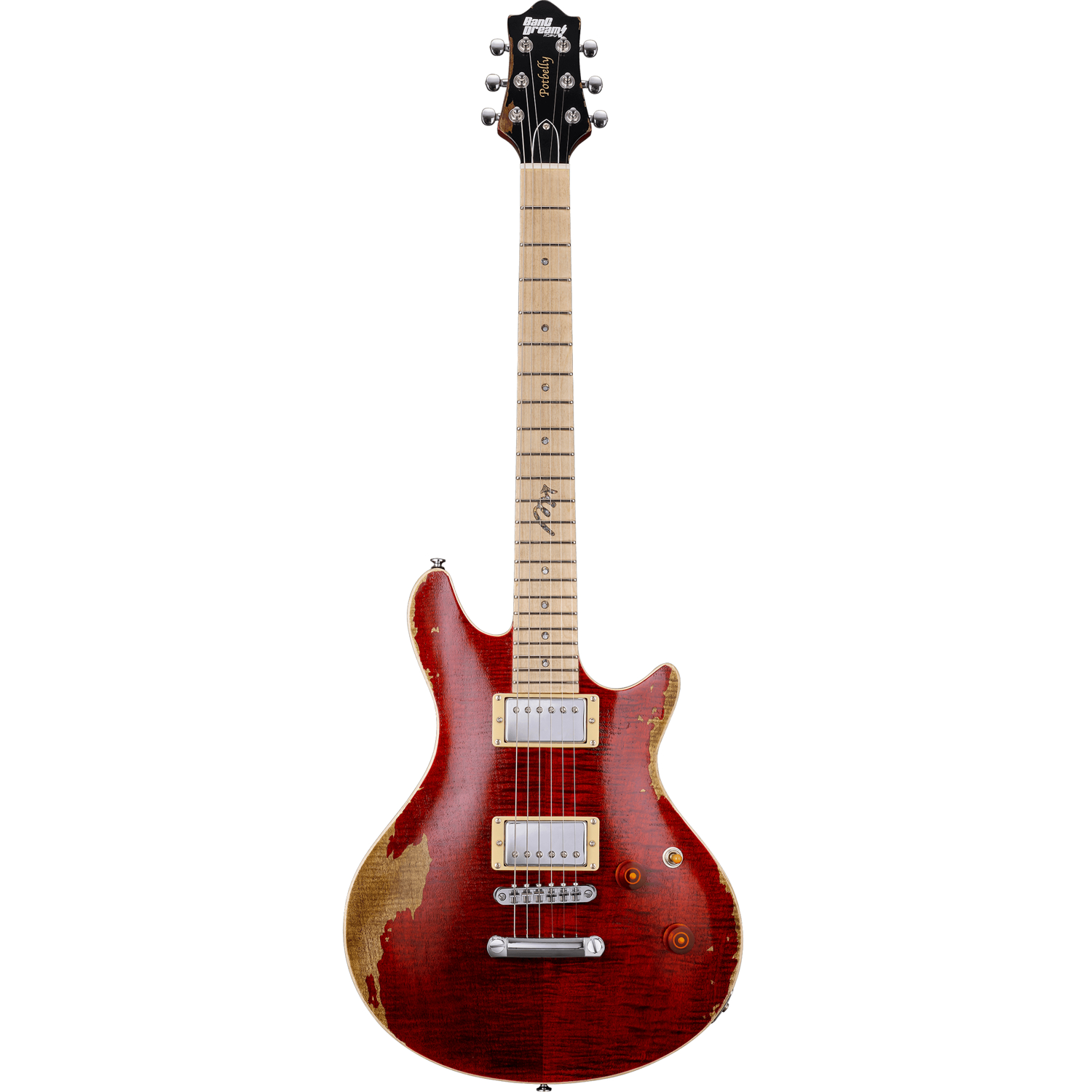 POTBELLY FM Rana MyGO 要 楽奈 エレキギター ポスター付き BanG Dream