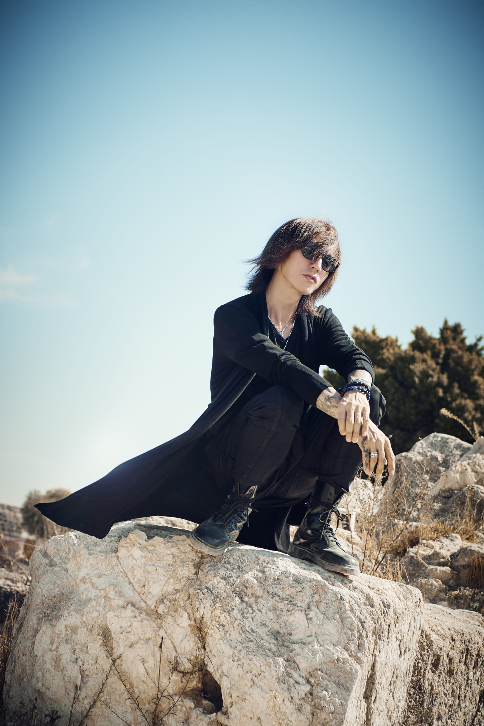 SUGIZO非売品ESPポスター白×ピンクLUNA SEAルナシーX JAPAN SUGIZO