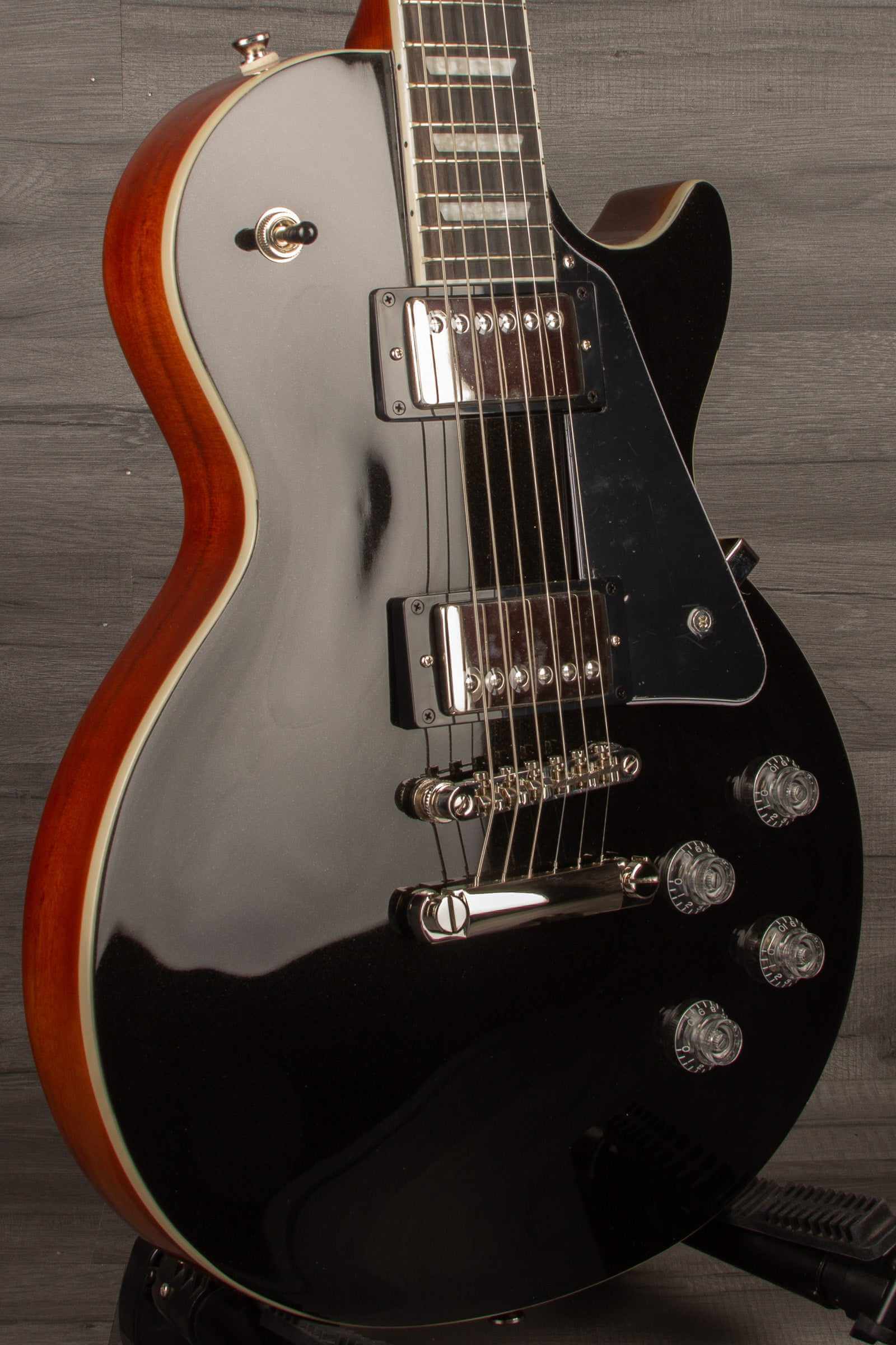 Epiphone Les Paul Modern Graphite Black Guitar | Buy Now at