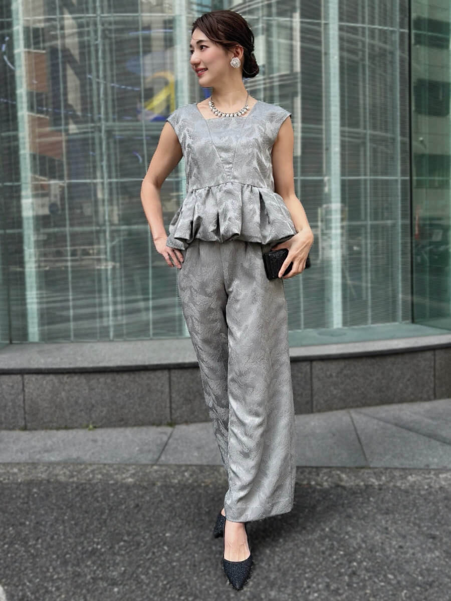 my closet / peplum setup dress sgy