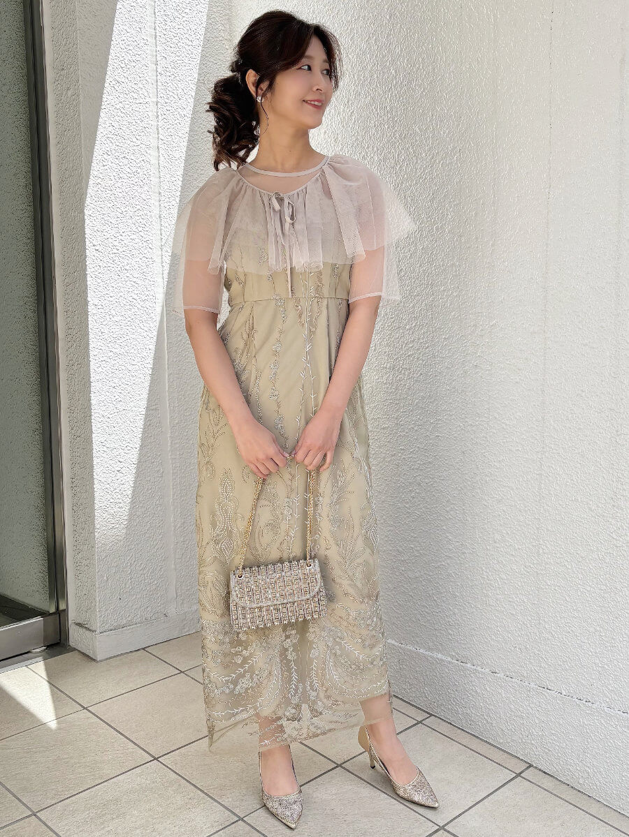 my closet / マルチケープIラインドレスMYL