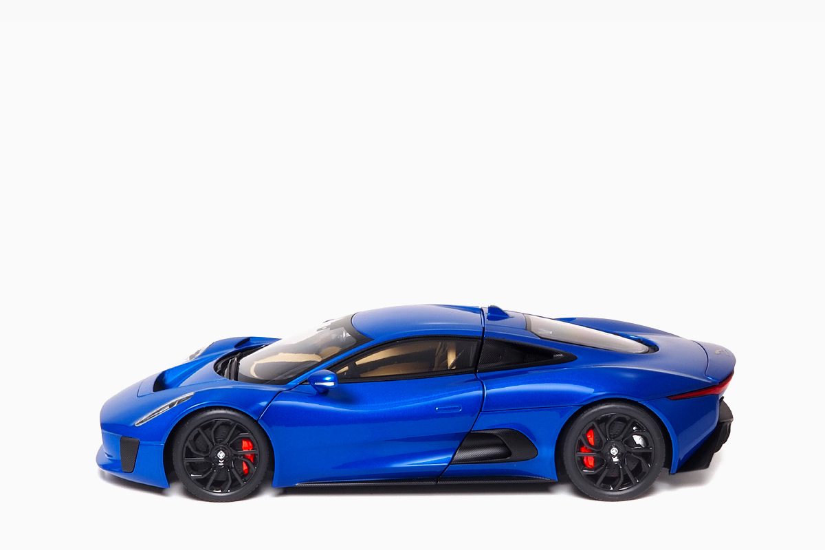 Almost Real Jaguar C-X75 Blue Metallic 1/18 Diecast Car