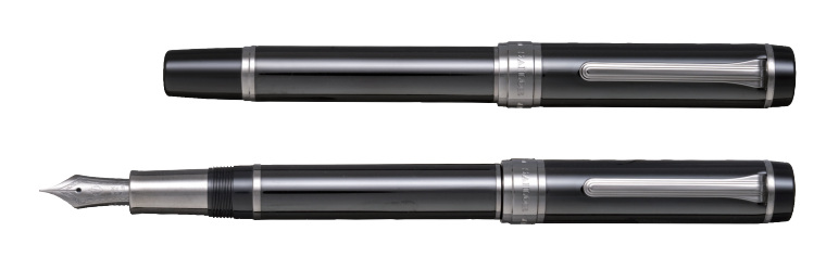 セーラー万年筆、「CYLINT（シリント）ブラックステンレス」万年筆