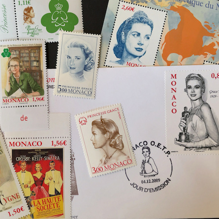 切手デザイン】モナコ切手で見るグレース・ケリーの優雅な世界 – my
