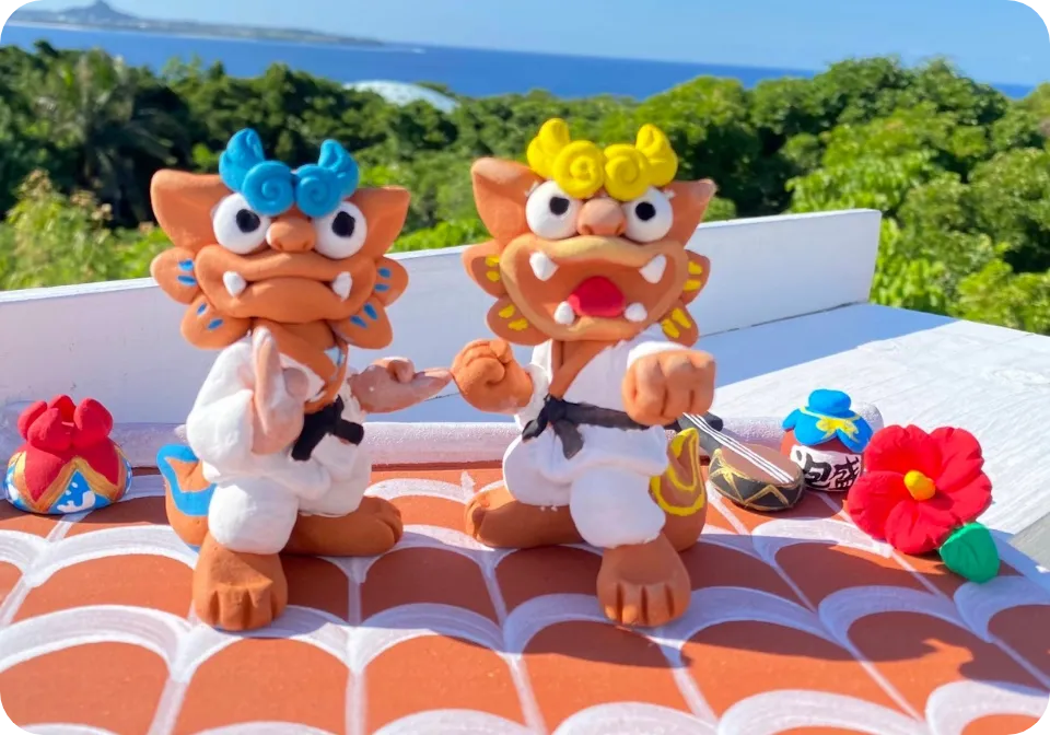 シーサー 置物】沖縄 シーサー 魔除け 沖縄土産 陶器 オブジェ