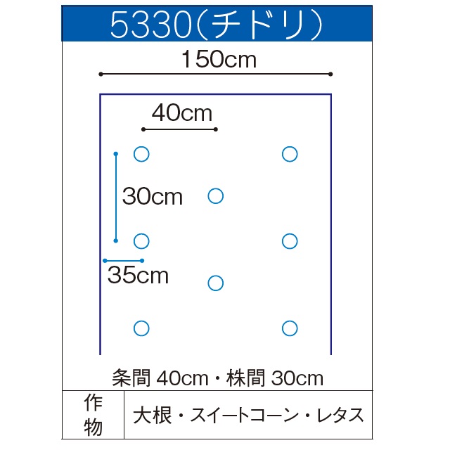 オリジナル国産黒ホールマルチ 厚さ0.02mmX幅150cmX長さ200m(黒色