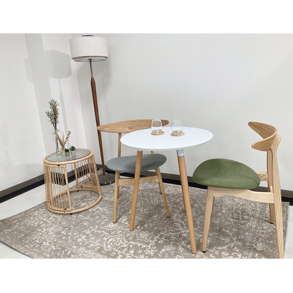 テーブルTT-826【送料無料】ホワイト/ナチュラル | NOCEノーチェ 家具