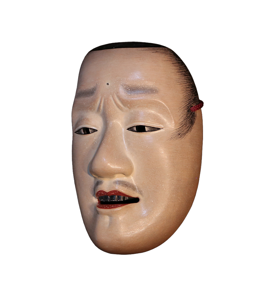 能面中将 能面 中将（ちゅうじょう） 能面 能楽 雅楽 乾漆 中将 お面