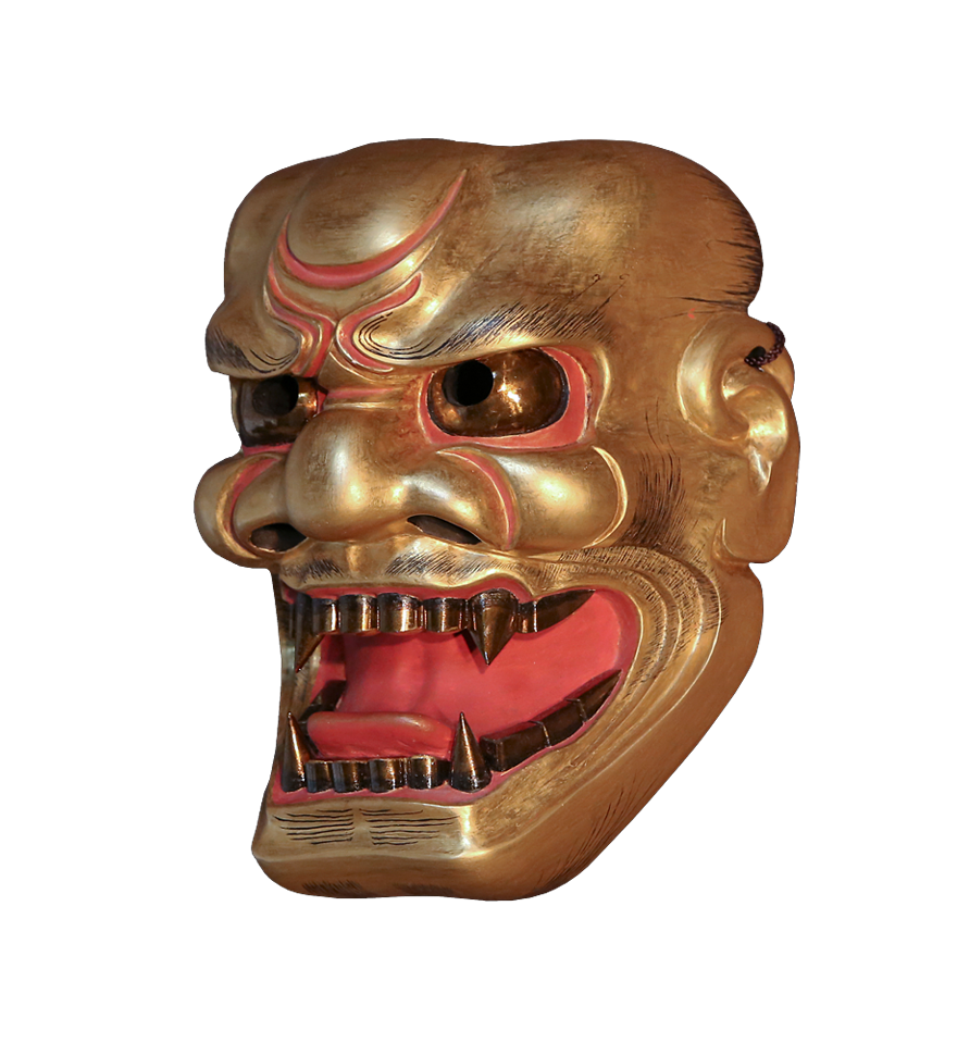 能面 獅子口（ししぐち）・Shishiguchi | 能面師 樋口玄正能面ギャラリー