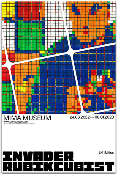 インベーダーのルービックキューブ ポスター10枚セットが入荷しました