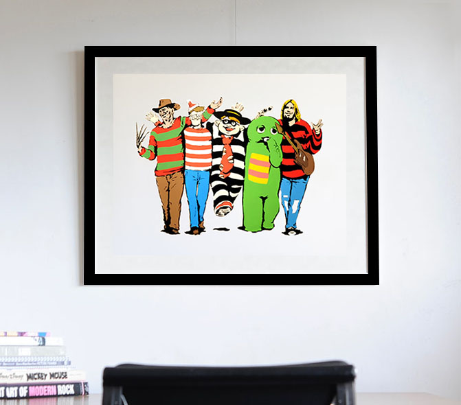 NO BORDER - 5 Men Version - Kurry アート ー NOISEKING ノイズキング