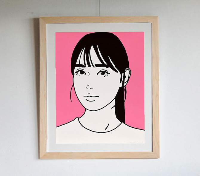 Ly painter 額装込み Kaws kyne 村上隆 奈良美智（村上隆のスーパー Ly