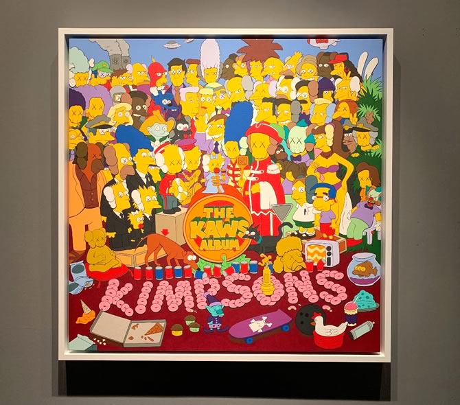 ORIGINAL FAKE BAPE GALLERY KAWS カウズ ポスター ORIGINAL FAKE BAPE