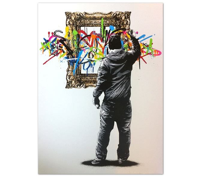 Martin Whatson マーティン・ワトソン シルクスクリーン アダチ版画