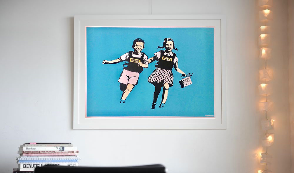 Banksy バンクシーKATE MOSS ケイトモス額装付き