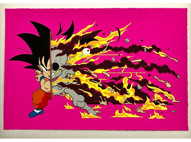 ドラゴンボール マット 額縁付き