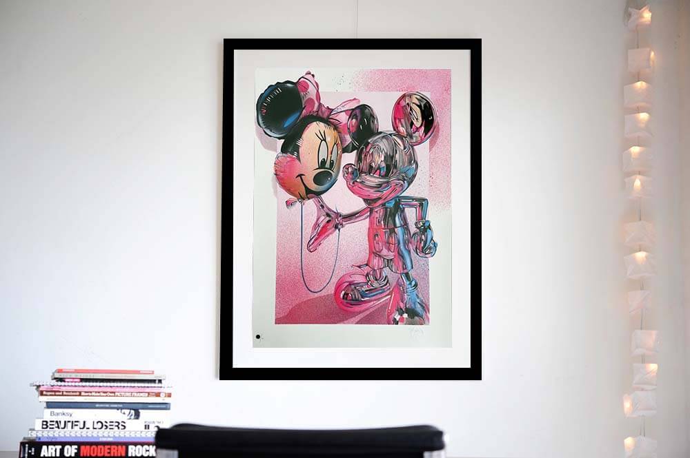 fanakapan ミッキー ミニー シルクスクリーン