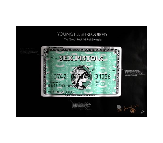 Jamie Reid/ジェイミー・リード 'Young Flesh Requi' Sex Pistols