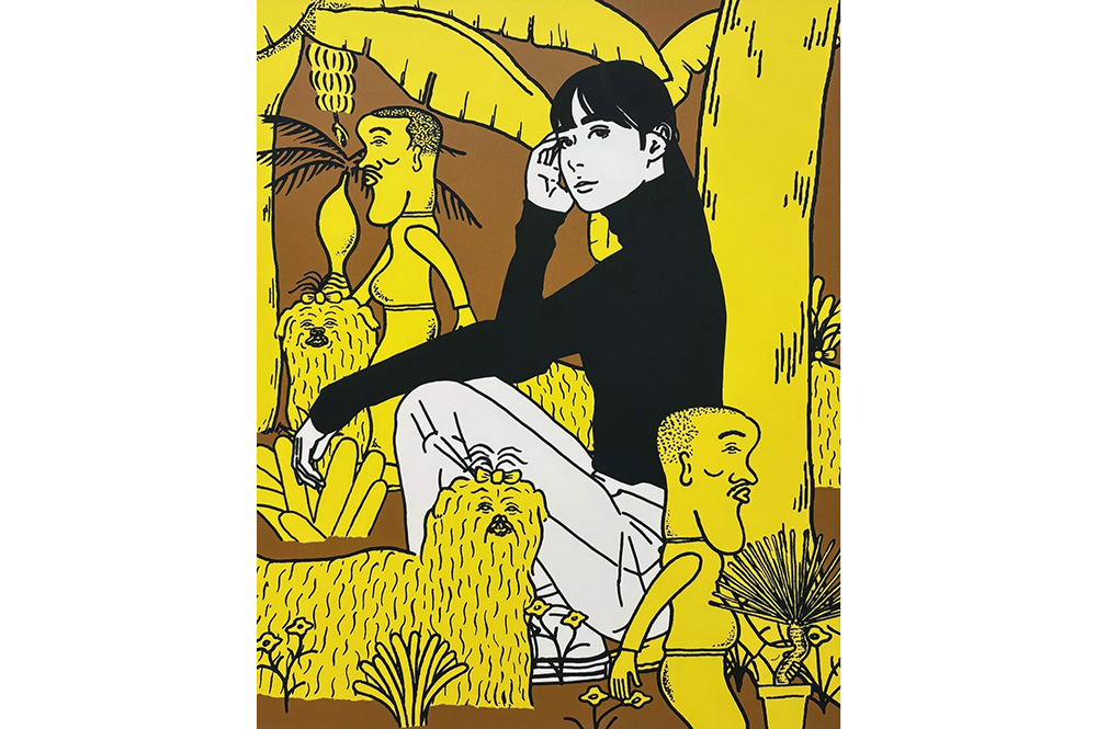 ジンプラにて額装済】KYNEシルクNONCHELEEE 『Untitled