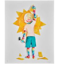 ダラス美術館製作、奈良美智の1000枚限定オフセットリトグラフポスター