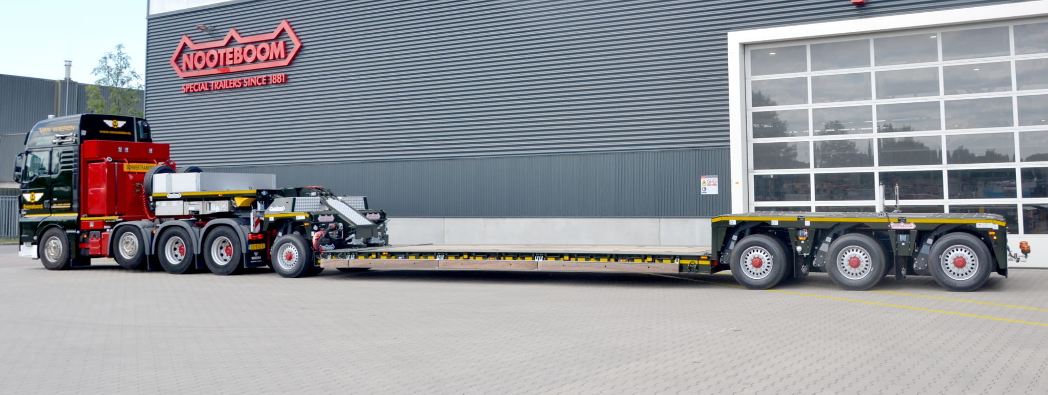 ノーテブーム 2-axle Pendel-X Euro Low-loader ノーテブーム 2-axle