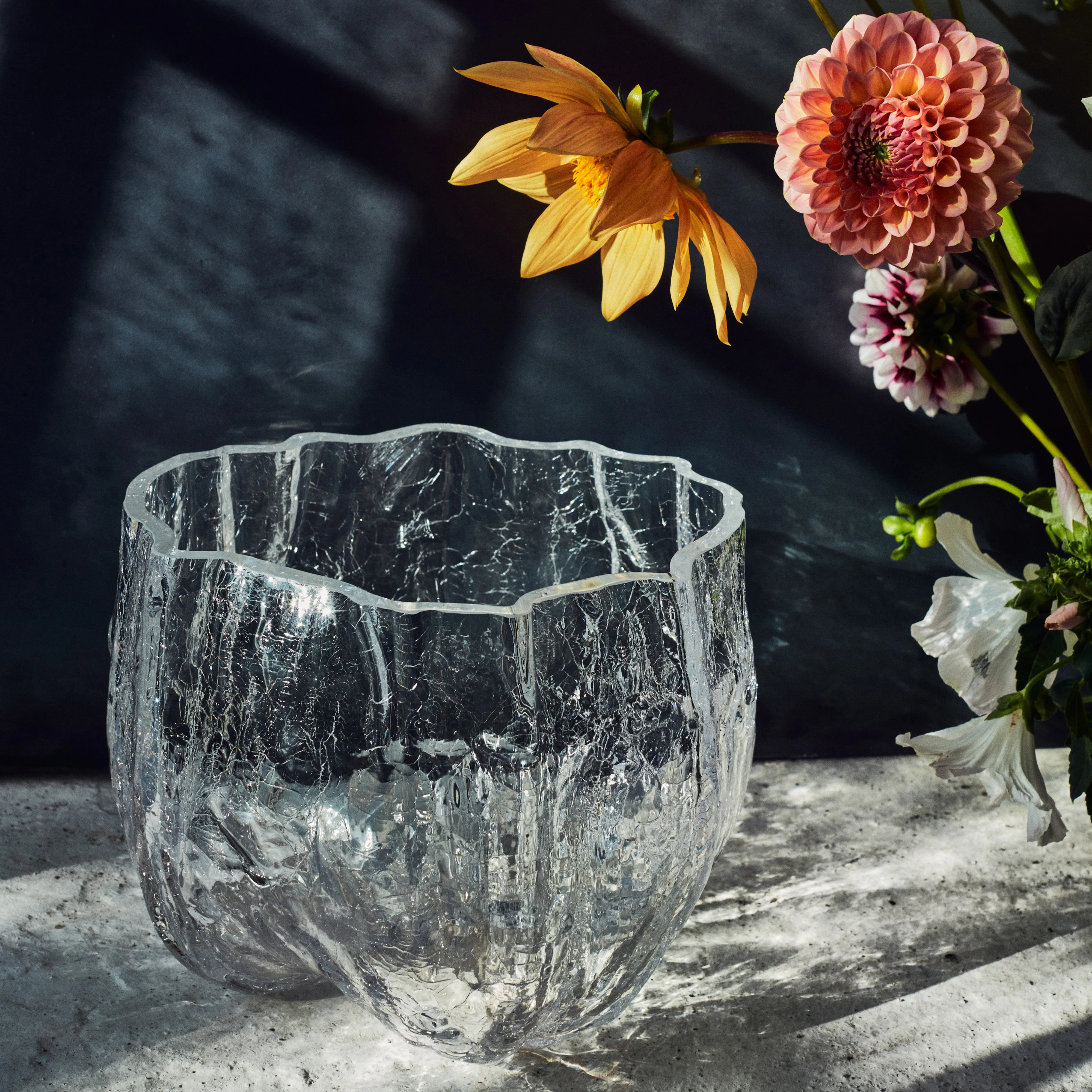 Kosta Boda | コスタボダ からのCrackle ボウル ラージ - NordicNest.jp