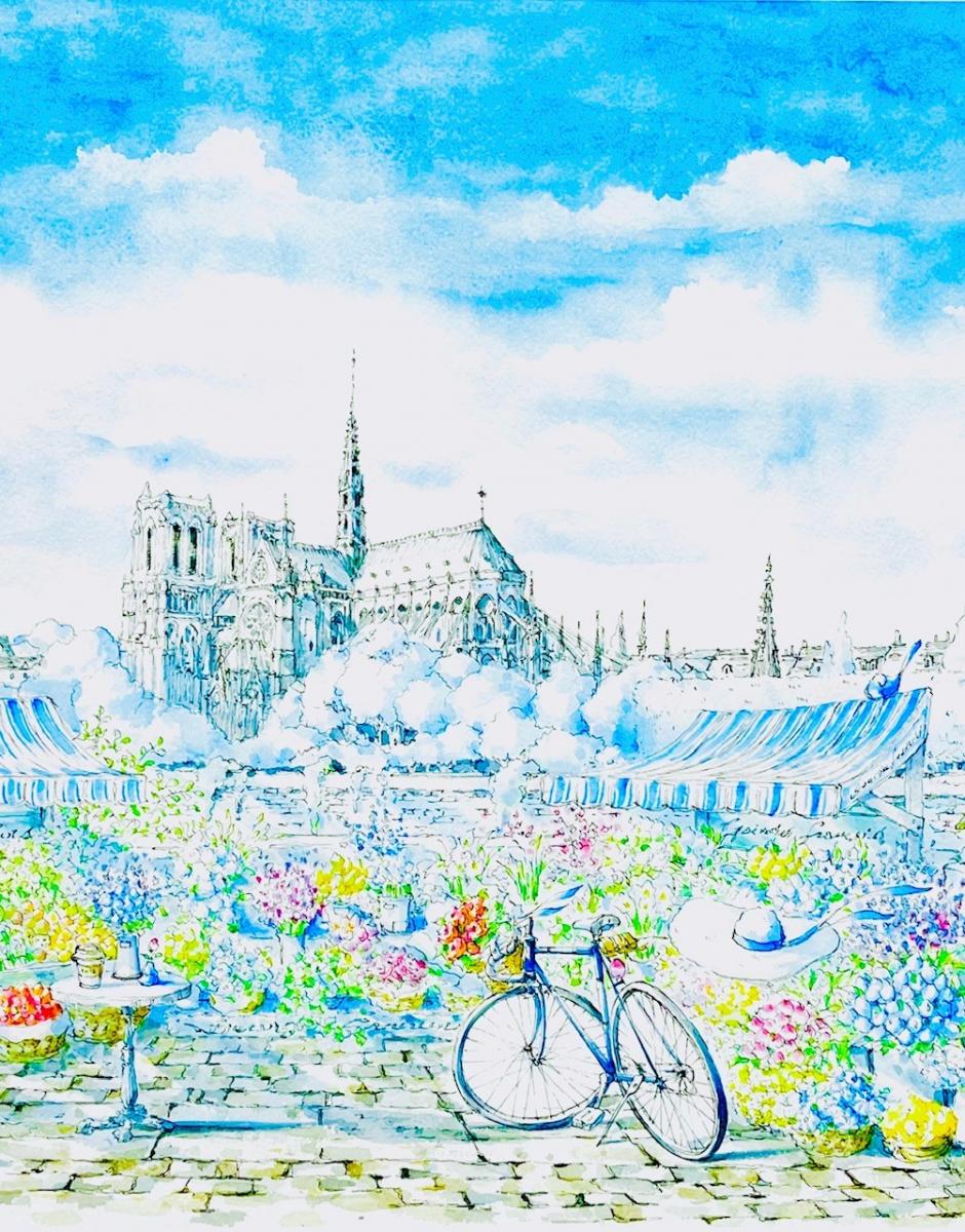 送料込み】絵画 内田新哉 TITLE：BERRY FARM(ひといきつこ